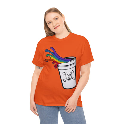 Rainbow Slushy Unisex Heavy Cotton Tee