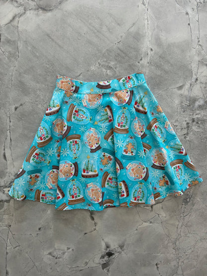 Snow Globes Skater Skirt
