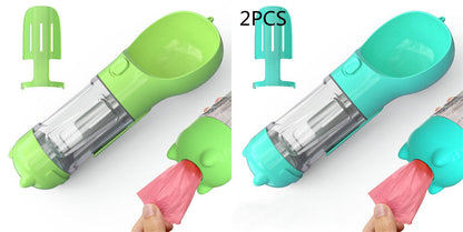 3-in-1 Pet Travel Water Bottle Feeder