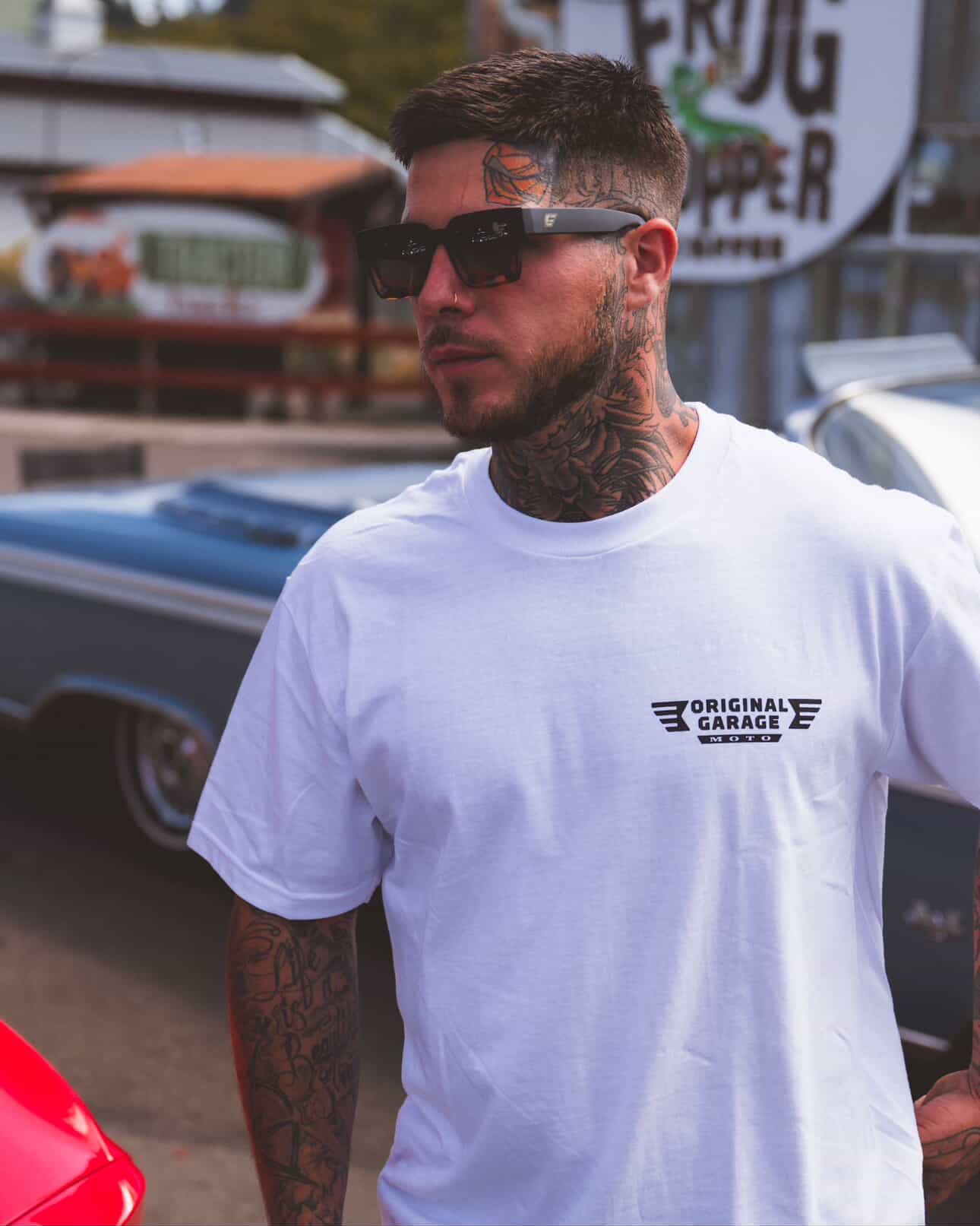 Lux Shades. Matte black/Tortoise Fade. Polarized