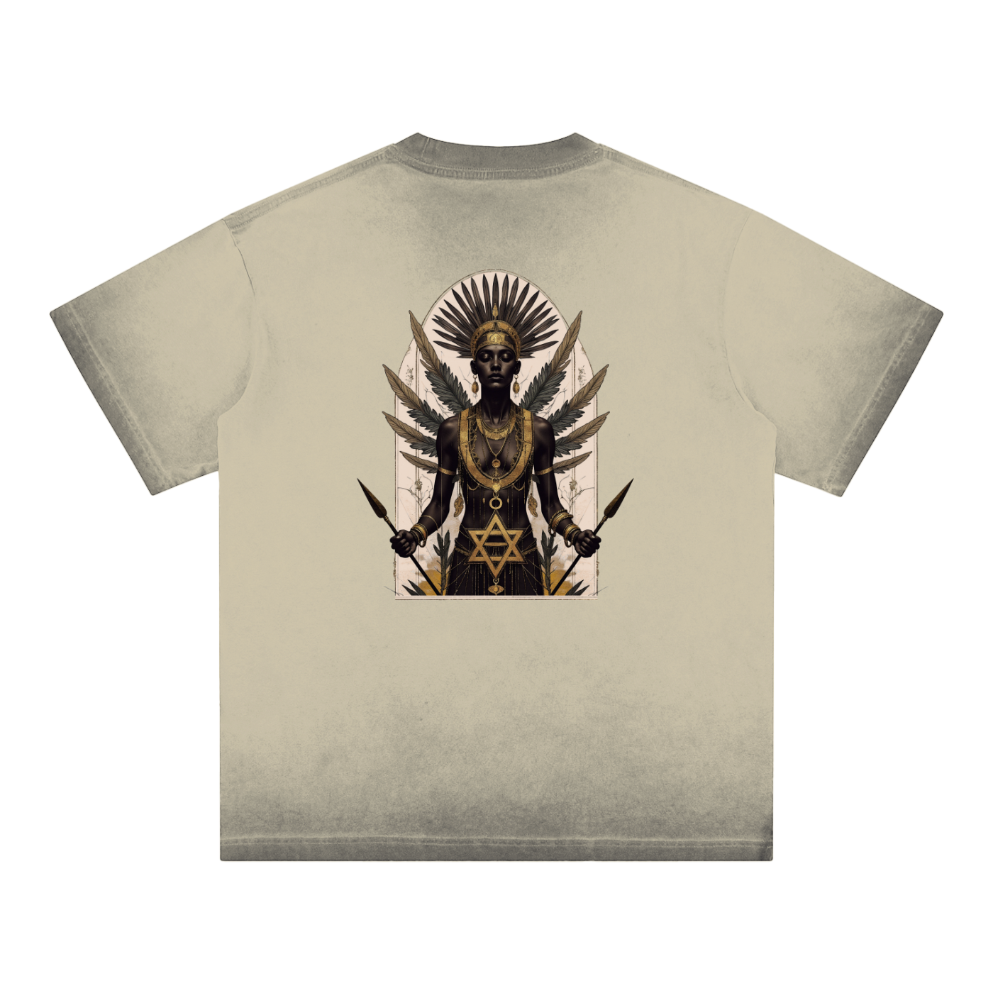 Amaru Khan Stars Quattra Reverse Dyed T-shirt