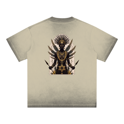 Amaru Khan Stars Quattra Reverse Dyed T-shirt