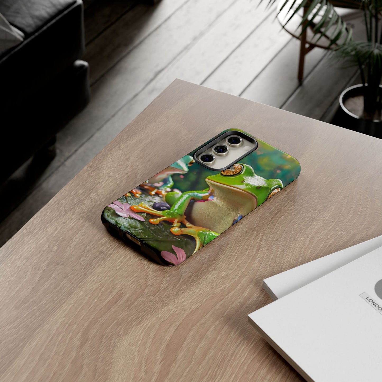 Someone Watching Colorful Frog Tough Phone Case