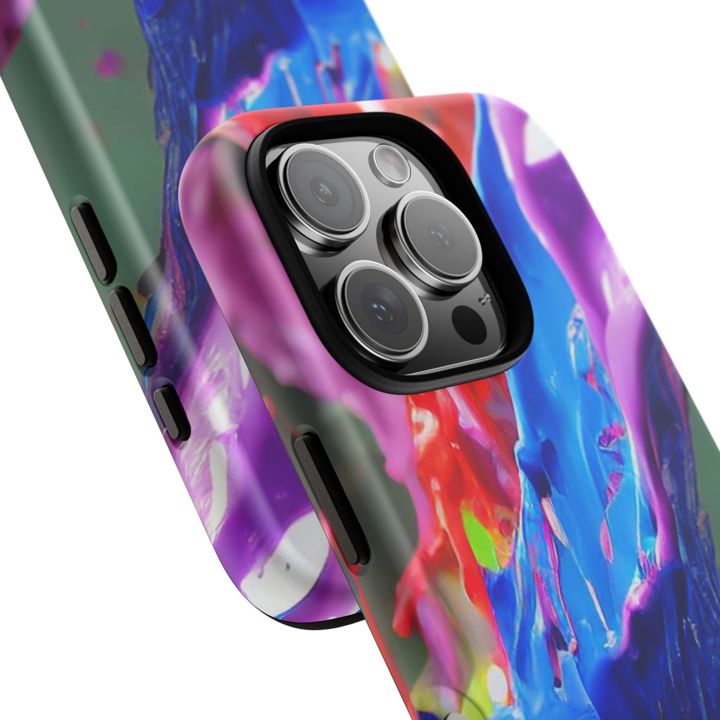 Vibrant Color Splash Tough Phone Case