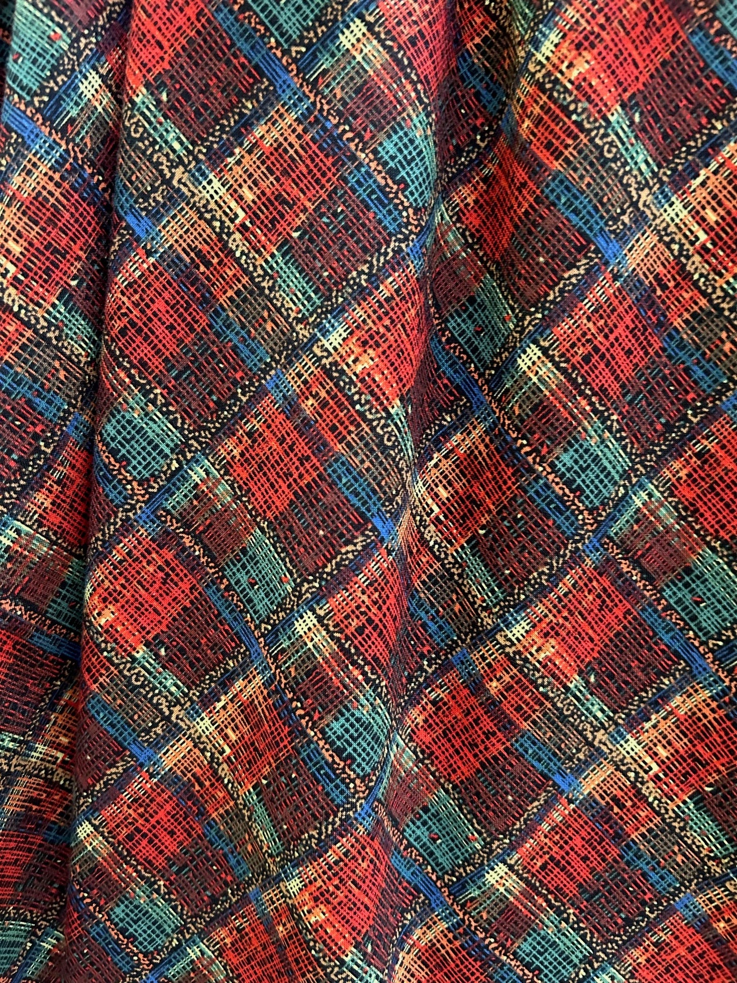 Red Plaid Greta Dress