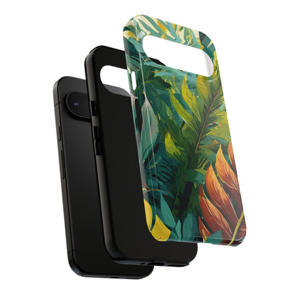 Tropical Leaf Tough Phone Case