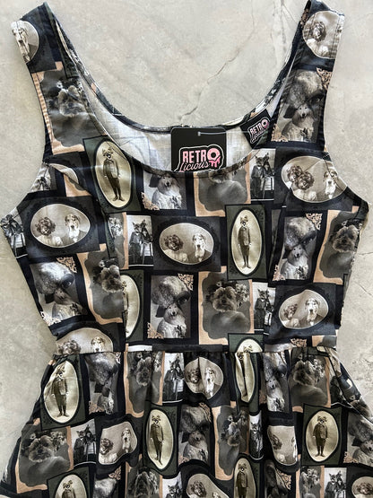 Dapper Dogs Fit & Flare Dress - Small only, 1 left!