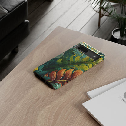 Tropical Leaf Tough Phone Case