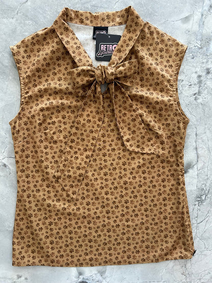 Paw Print Bow Top