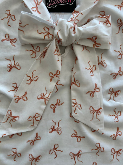 Pink Bows Bow Top