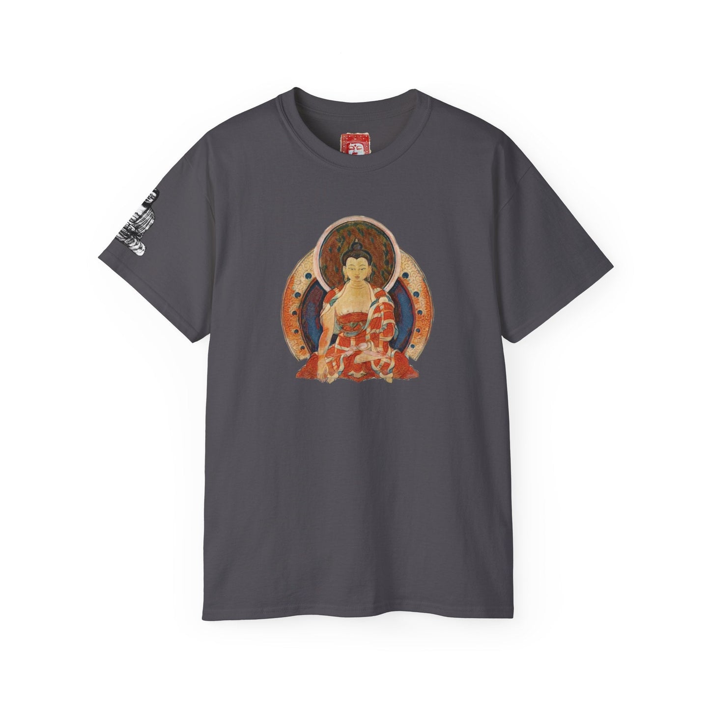 Fine Art Buddha Oil Paint Print Unisex Ultra Cotton Tee