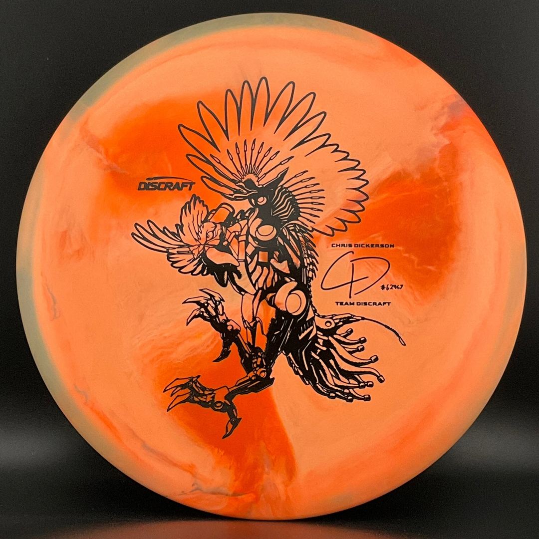 Swirl ESP Buzzz *Les White Stash* - 2022 Chris Dickerson Robot Chicken - Orange Peach
