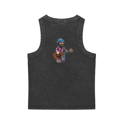 1+3 Bolt DeadHead Snow Washed Tank Top
