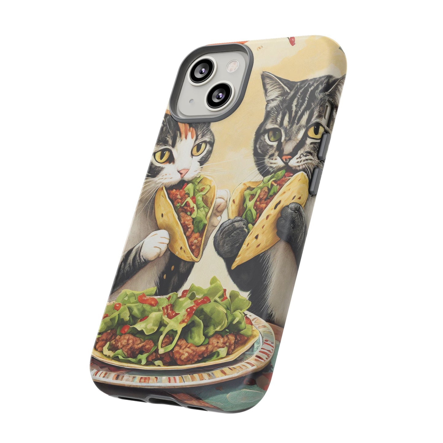 Funny Taco Cat Tough Phone Case