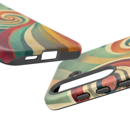 Colorful Swirl Tough Phone Case