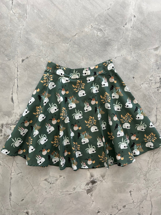 Skulls & Candles Skater Skirt - Medium only, 1 left!
