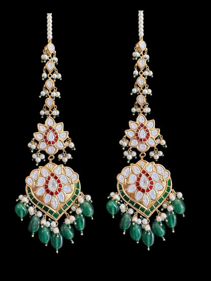 BR466 Subah high quality meena bridal set ( READY TO SHIP )