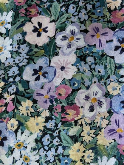 Painted Floral Vintage Dress