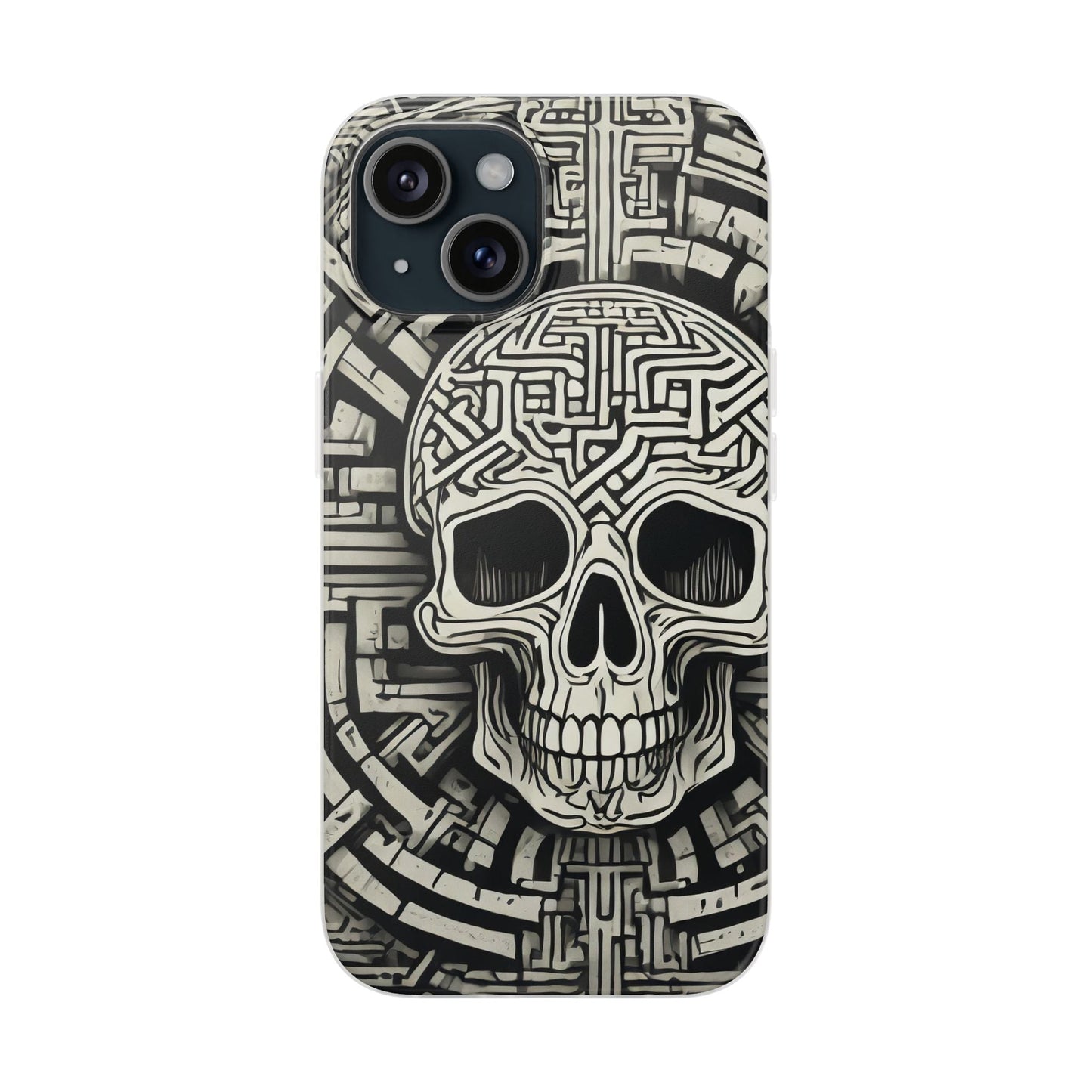 Gothic Skull Maze Flexi Case