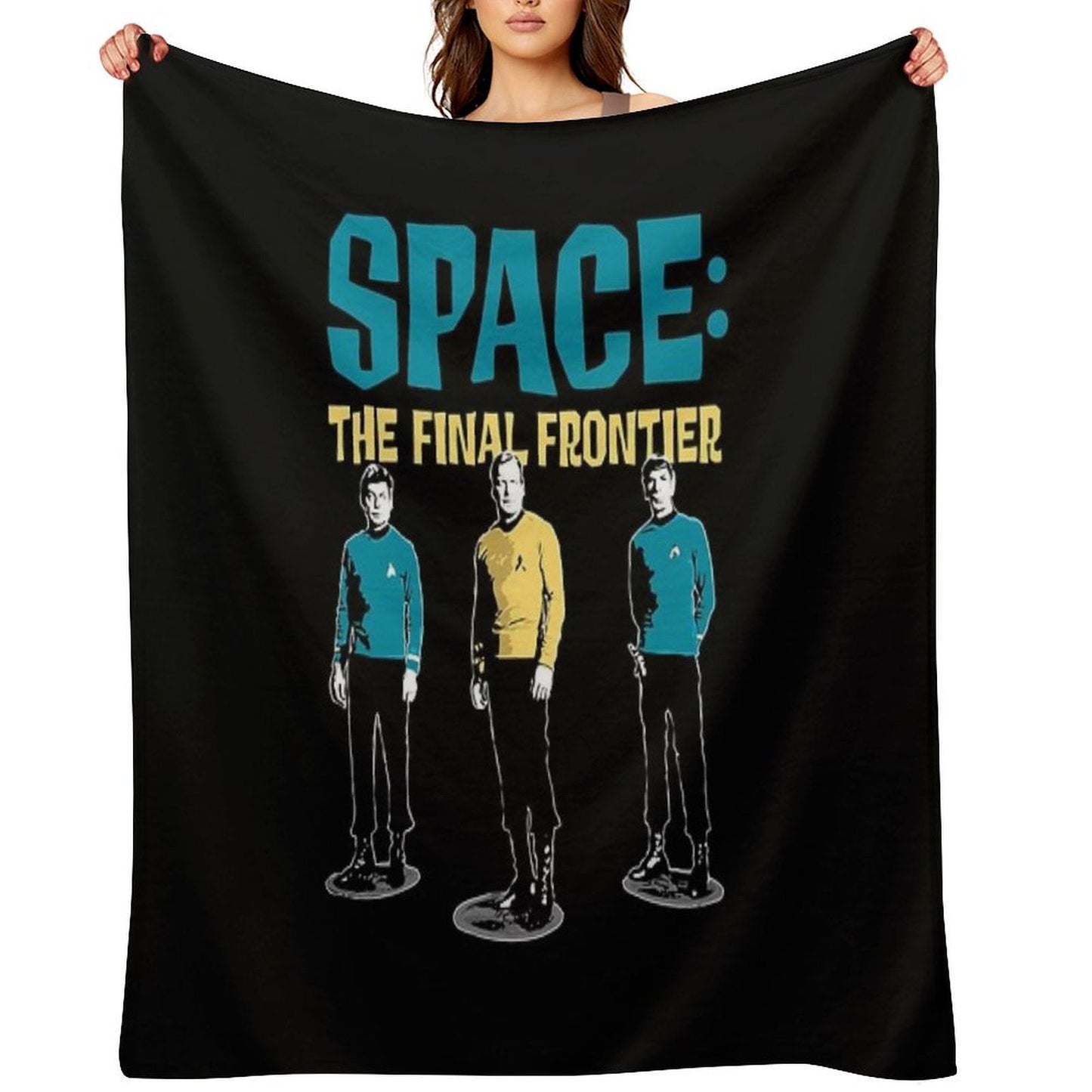Star Trek - Space The Final Frontier Throw Blanket