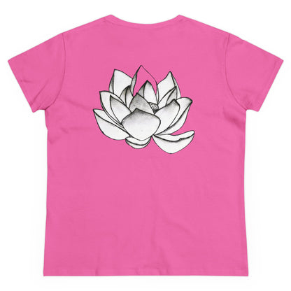 Buddha Gouache Print Women's Cotton Tee