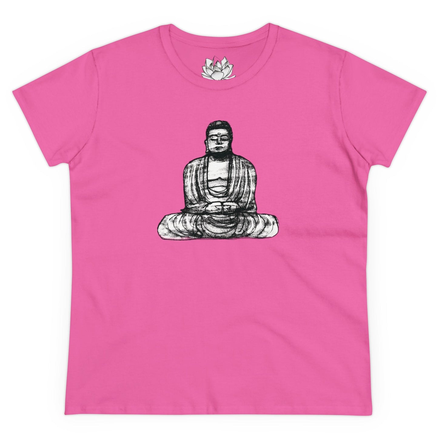 Buddha Sketch Women's Cotton Tee