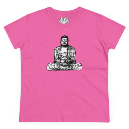 Buddha Sketch Women's Cotton Tee