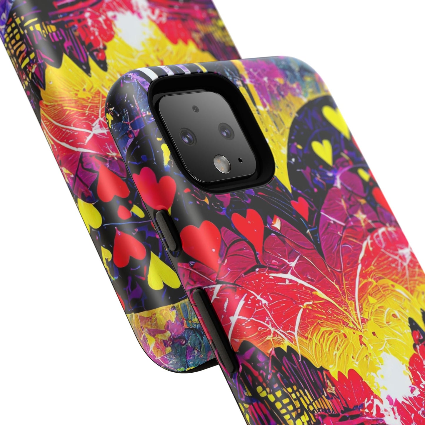 Vibrant Heart Sunset Tough Phone Case