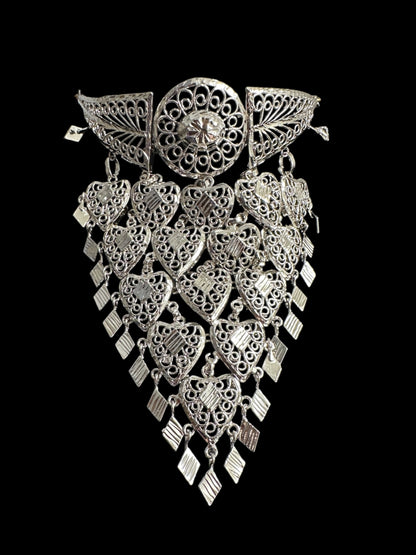 C521 Inas silver plated traditional choker set ( READY TO SHIP )