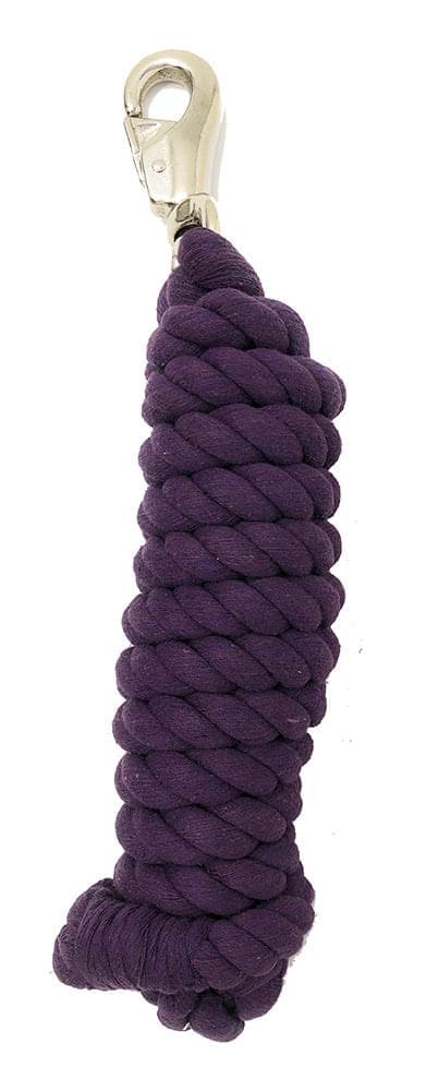 AJ Tack 10 Foot Cotton Lead Rope with Bull Snap