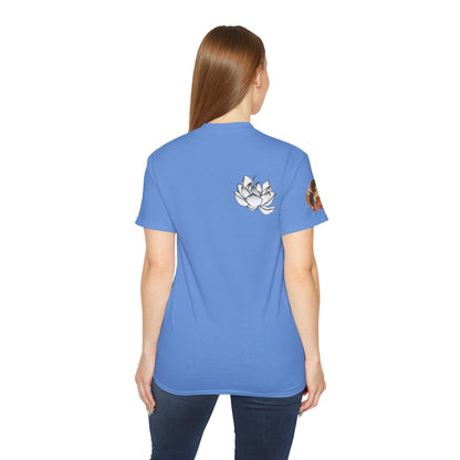 Fine Art Buddha Chalk Drawing Print Unisex Ultra Cotton Tee