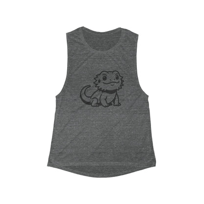 Bearded Dragon Flowy Muscle Tank
