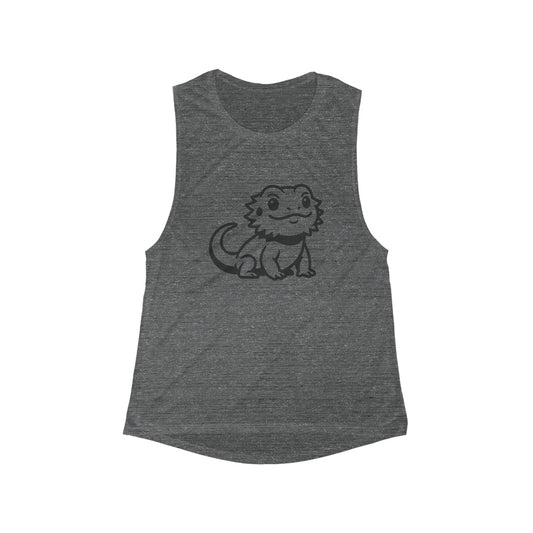 Bearded Dragon Flowy Muscle Tank