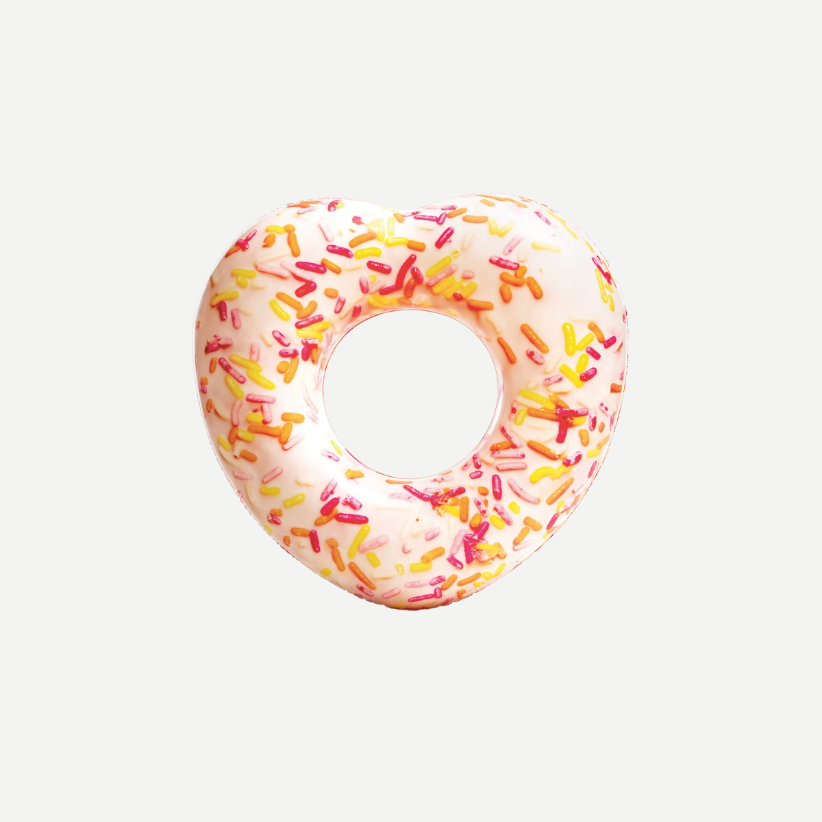 Sprinkle Donut Heart Tube 41"x39"