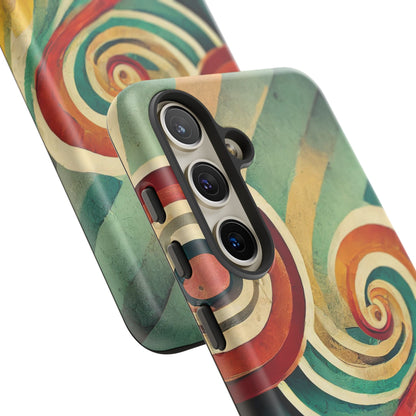 Colorful Swirl Tough Phone Case