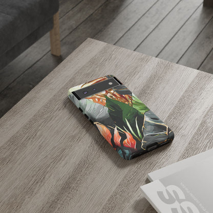 Tropical Leaf Tough Phone Case