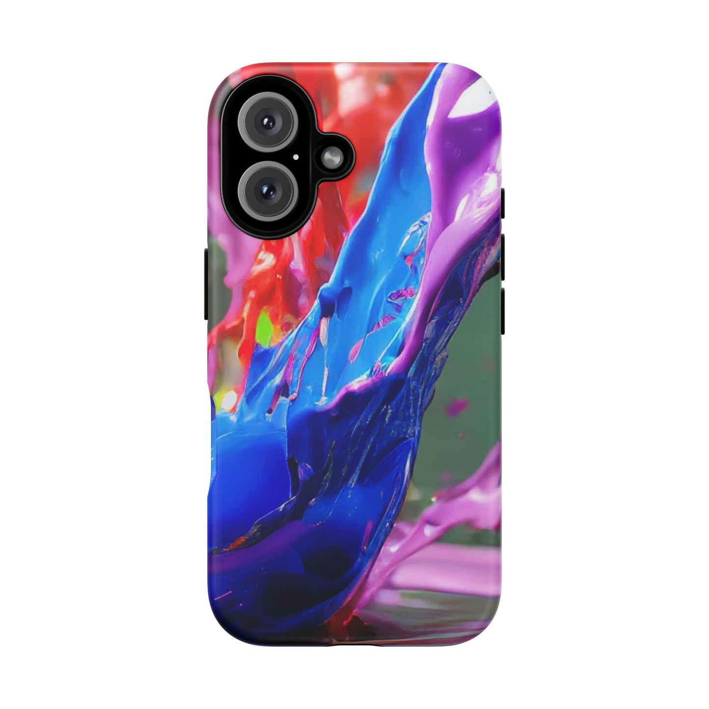 Vibrant Color Splash Tough Phone Case