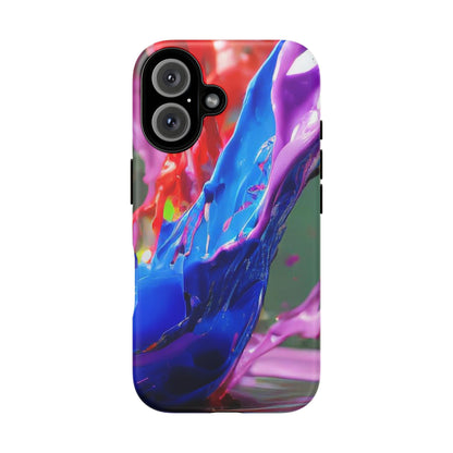 Vibrant Color Splash Tough Phone Case