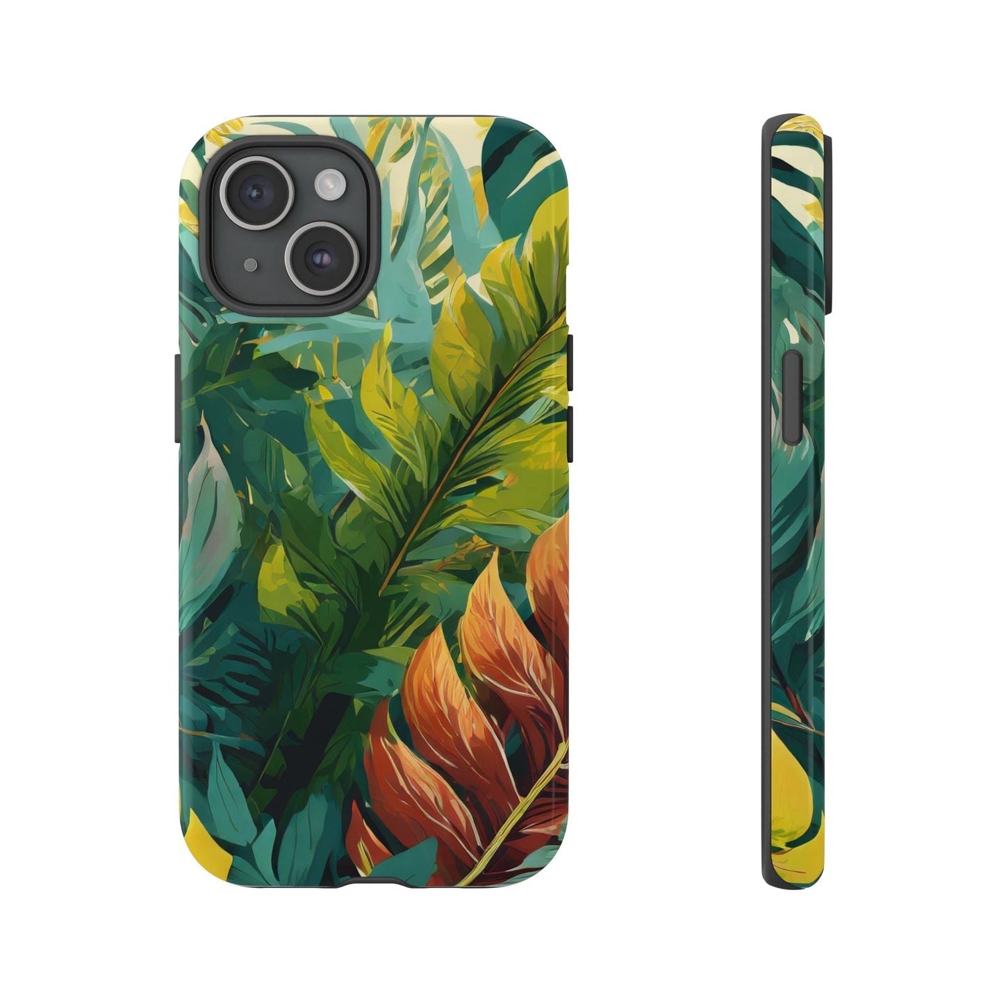 Tropical Leaf Tough Phone Case