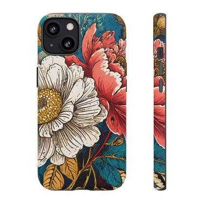 Artistic Floral Tough Phone Case