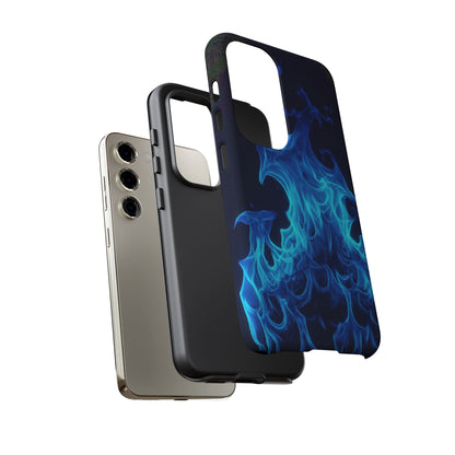 Blue Flames Tough  Phone Case