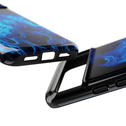 Blue Flames Tough  Phone Case