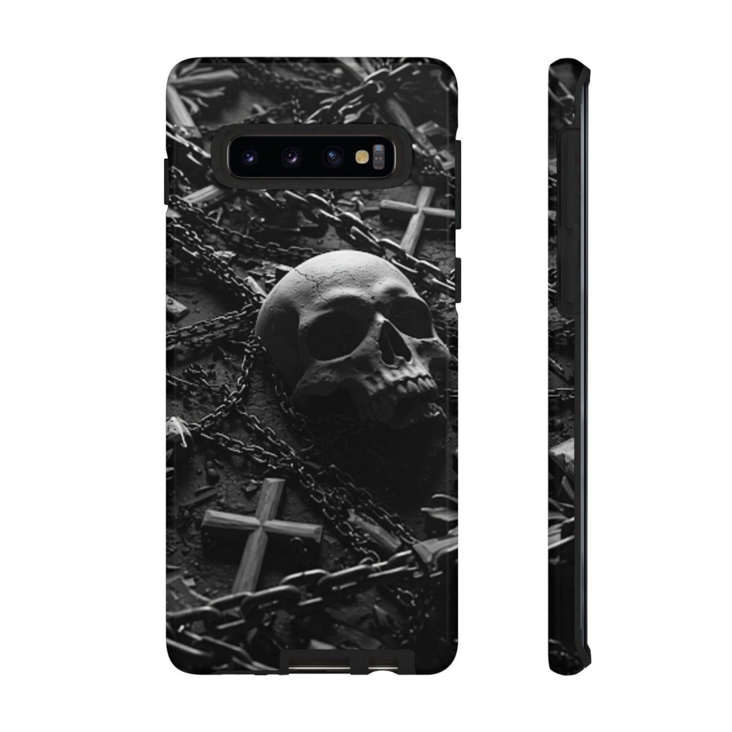 Gothic Skull Tough Phone Case