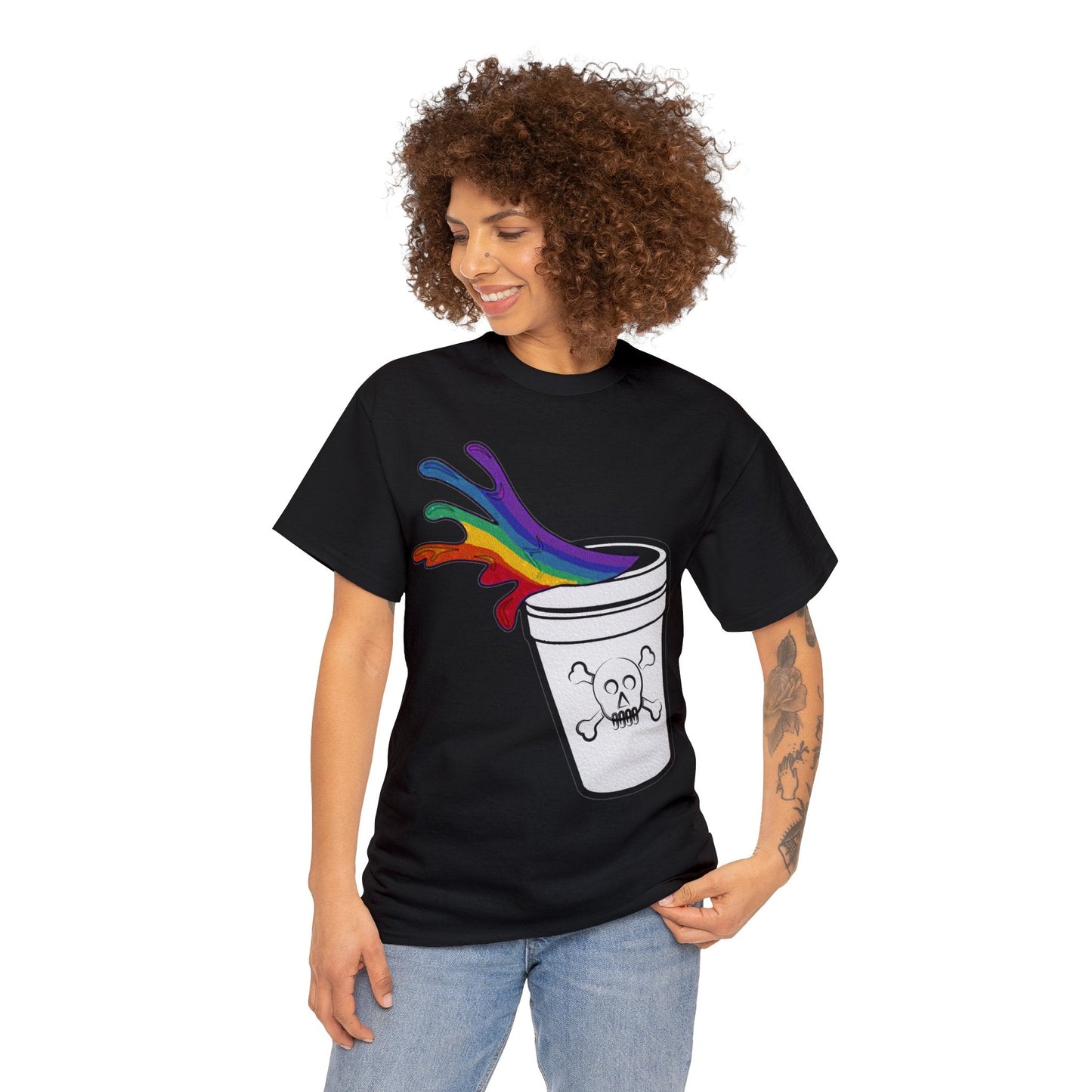 Rainbow Slushy Unisex Heavy Cotton Tee