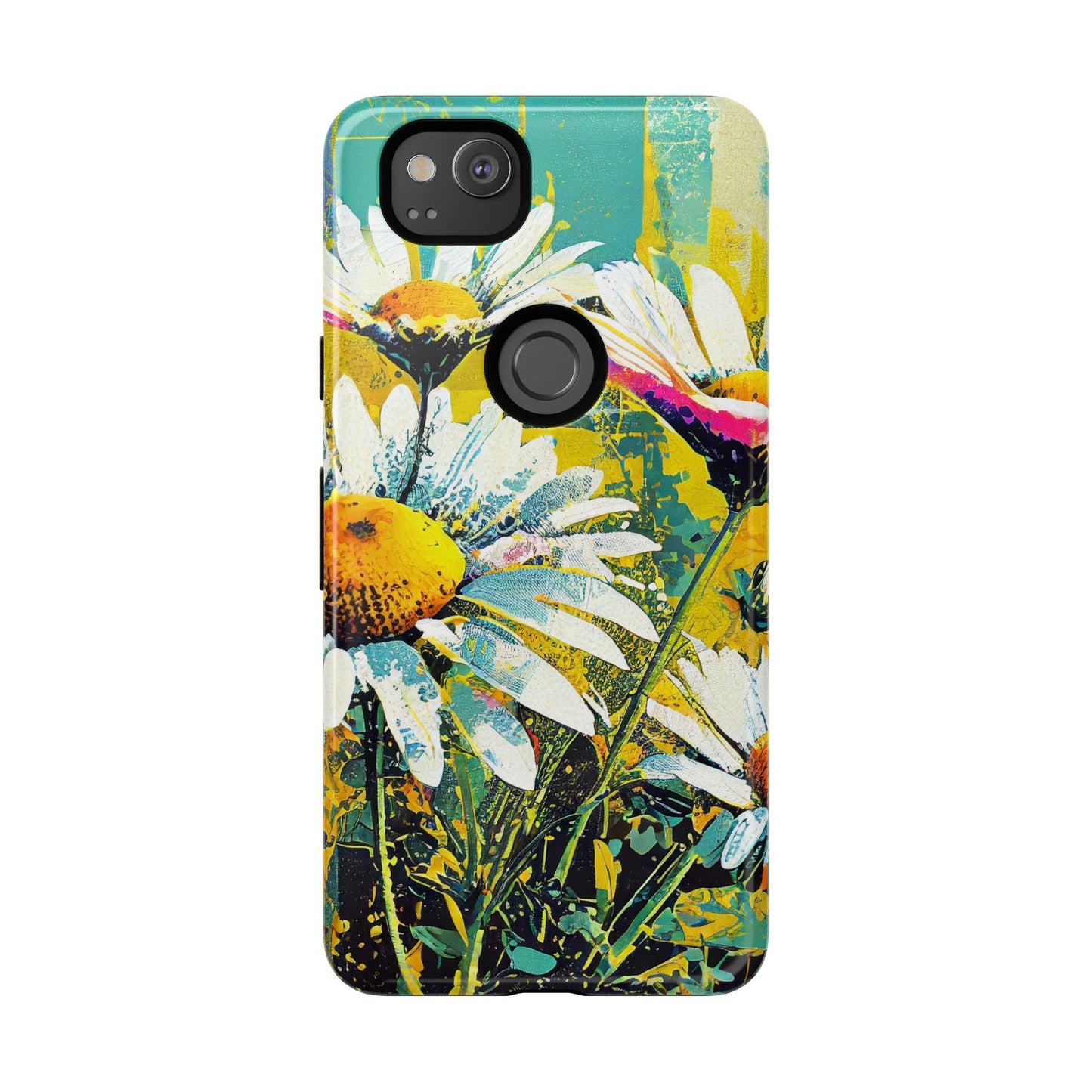 Colorful Daisy Floral Tough Phone Case