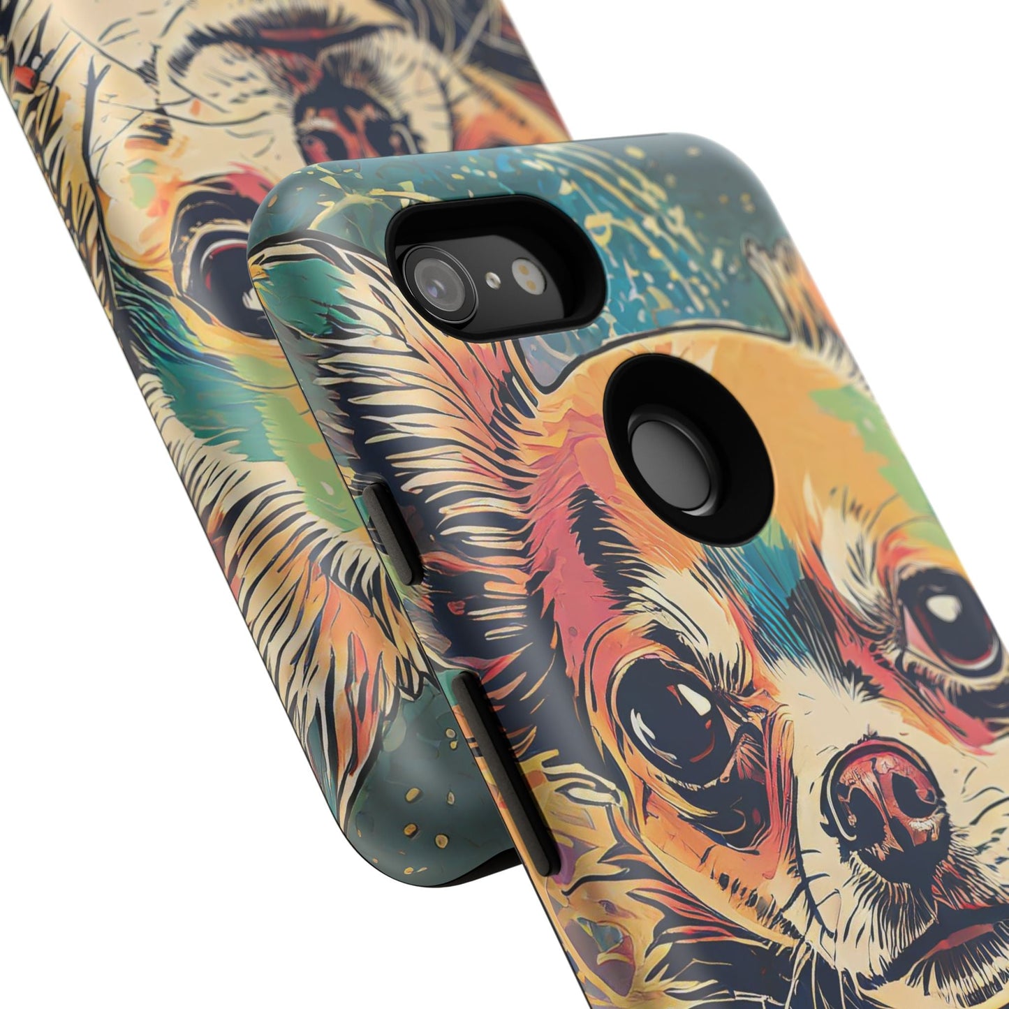 Abstract Chihuahua Tough Phone Cases