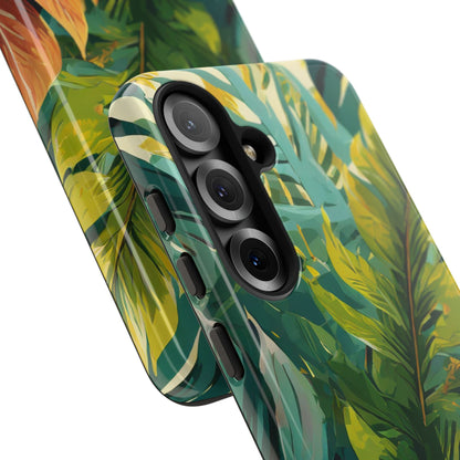 Tropical Leaf Tough Phone Case