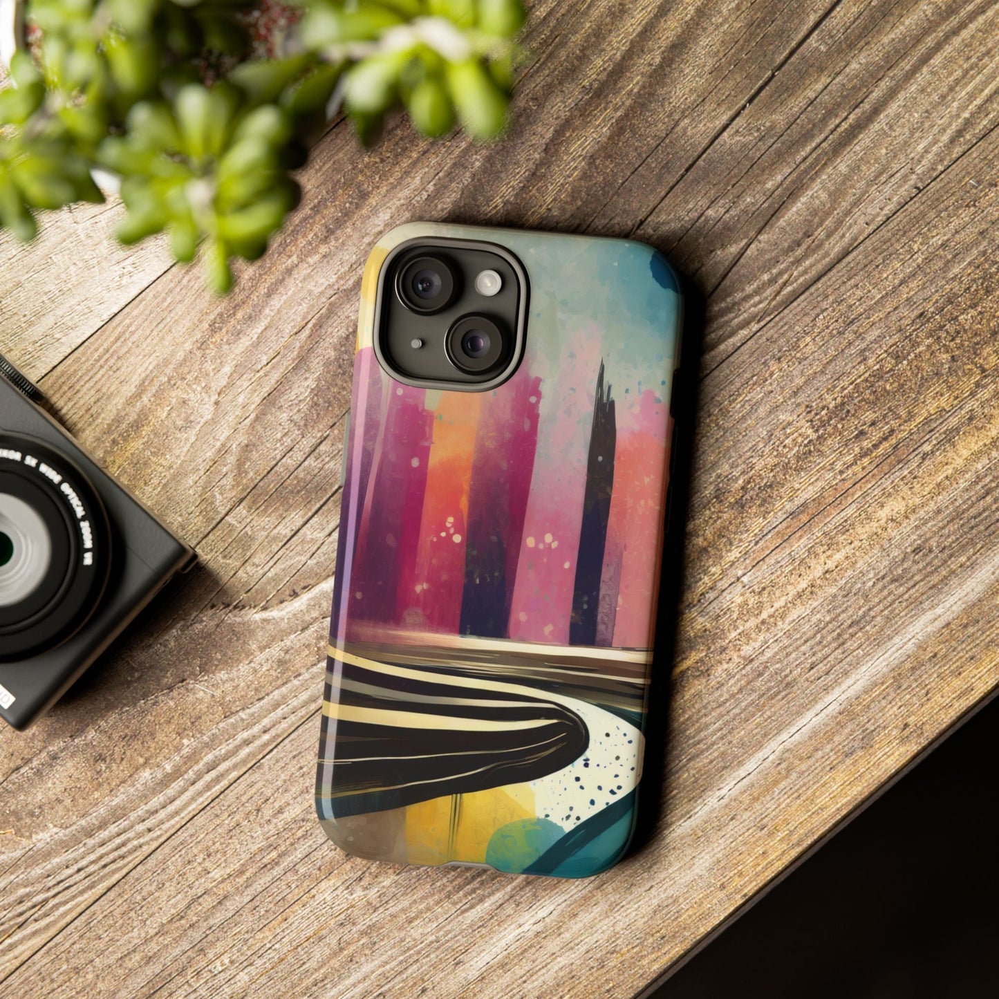 City Skyline Vibrant Tough Phone Case