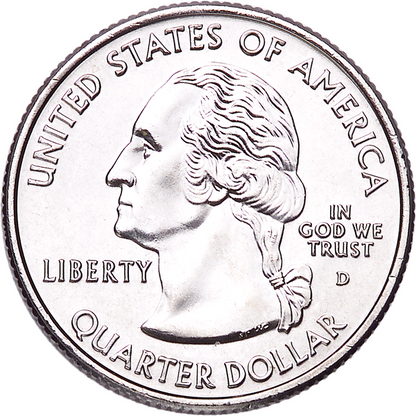 2001 D Vermont Statehood Washington Commemorative Quarter