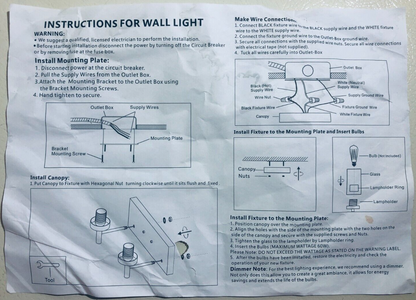 4-Light Sconces Bathroom Vanity Fixture, Black, Wall Lighting with Clear Glass